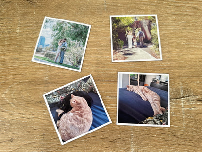 Square Flexi Magnet - Set of 4