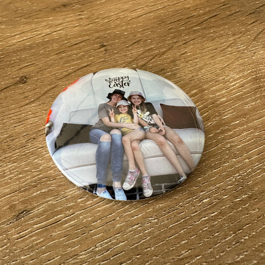 Round Keepsake Magnet - Single