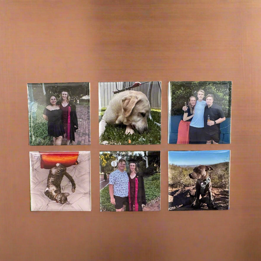 Square Keepsake Magnet - Set of 12